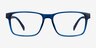 Beech Crystal Dark Blue PlasticEyeglass Frames from EyeBuyDirect, Front View