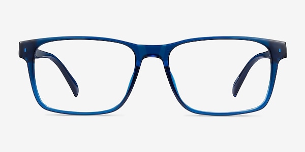 Beech Crystal Dark Blue Plastic Eyeglass Frames