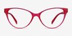 Lantana Crystal Peony PlasticEyeglass Frames from EyeBuyDirect, Front View