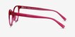Lantana Crystal Peony PlasticEyeglass Frames from EyeBuyDirect, Side View
