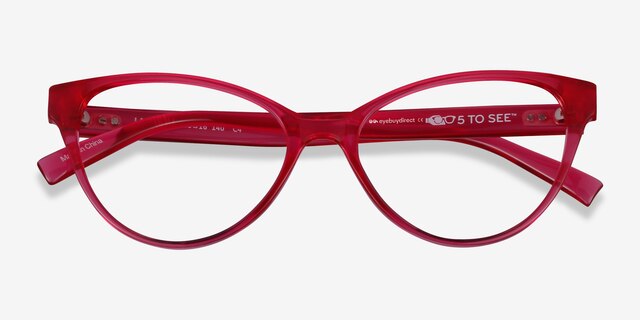 Lantana Crystal Peony Eco-friendlyEyeglass Frames from EyeBuyDirect, Closed View