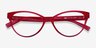 Lantana Crystal Peony Eco-friendlyEyeglass Frames from EyeBuyDirect, Closed View