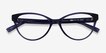 Lantana Crystal Dark Blue PlasticEyeglass Frames from EyeBuyDirect, Closed View