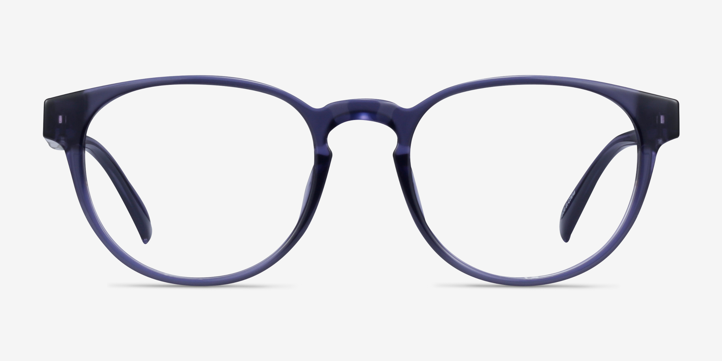 Hawthorne Round Crystal Dark Blue Full Rim Eyeglasses Eyebuydirect Canada