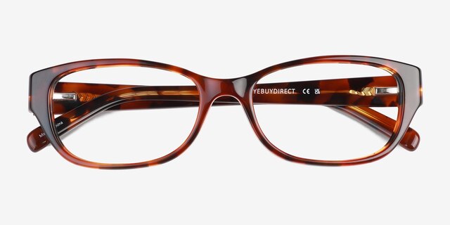 Rafi Tortoise AcetateEyeglass Frames from EyeBuyDirect, Closed View