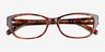 Rafi Tortoise AcetateEyeglass Frames from EyeBuyDirect, Closed View
