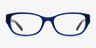 Rafi Navy AcetateEyeglass Frames from EyeBuyDirect, Front View