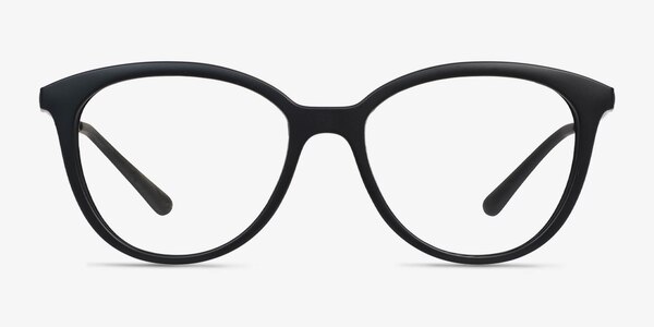 Neely Matte black Plastic Eyeglass Frames