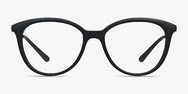 Neely Matte black Plastic Eyeglass Frames