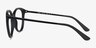 Neely Matte Black PlasticEyeglass Frames from EyeBuyDirect, Side View