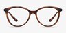 Neely Matte Tortoise PlasticEyeglass Frames from EyeBuyDirect, Front View