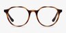 Prue Matte Tortoise PlasticEyeglass Frames from EyeBuyDirect, Front View