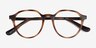 Prue Matte Tortoise PlasticEyeglass Frames from EyeBuyDirect, Closed View