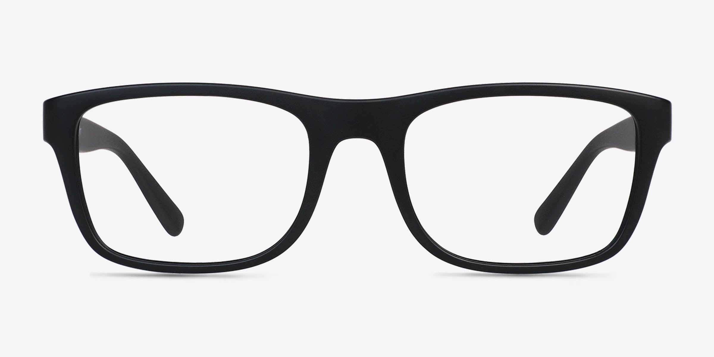 Suze Rectangle Matte Black Full Rim Eyeglasses | Eyebuydirect Canada