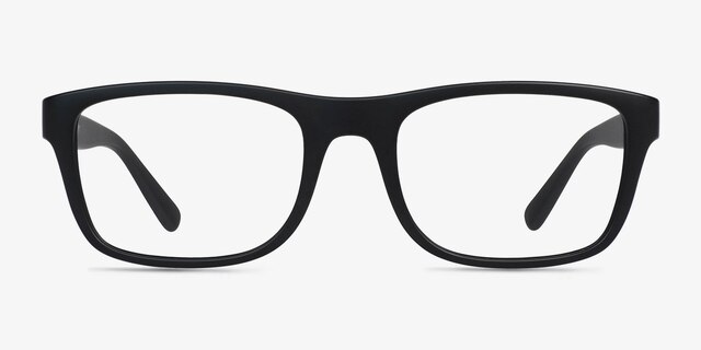 Suze Matte Black PlasticEyeglass Frames from EyeBuyDirect, Front View