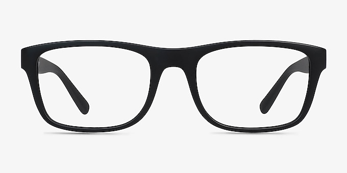 Suze Matte black Plastic Eyeglass Frames