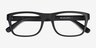 Suze Matte Black PlasticEyeglass Frames from EyeBuyDirect, Closed View
