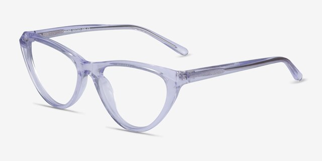 Maine Clear AcetateEyeglass Frames from EyeBuyDirect, Angle View