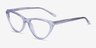 Maine Clear AcetateEyeglass Frames from EyeBuyDirect, Angle View