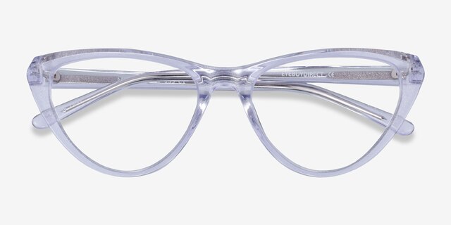 Maine Clear AcetateEyeglass Frames from EyeBuyDirect, Closed View