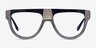Etho Black AcetateEyeglass Frames from EyeBuyDirect, Front View