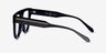 Etho Black AcetateEyeglass Frames from EyeBuyDirect, Side View
