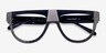 Etho Black AcetateEyeglass Frames from EyeBuyDirect, Closed View