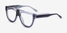 Etho Gray AcetateEyeglass Frames from EyeBuyDirect, Angle View