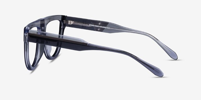 Etho Gray AcetateEyeglass Frames from EyeBuyDirect, Side View