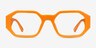Indie Orange AcetateEyeglass Frames from EyeBuyDirect, Front View