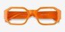 Indie Orange AcetateEyeglass Frames from EyeBuyDirect, Closed View