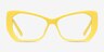 Deduce Yellow AcetateEyeglass Frames from EyeBuyDirect, Front View