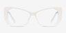 Deduce White AcetateEyeglass Frames from EyeBuyDirect, Front View