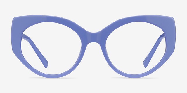 Salon Purple AcetateEyeglass Frames from EyeBuyDirect, Front View