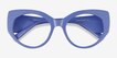 Salon Purple AcetateEyeglass Frames from EyeBuyDirect, Closed View