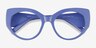 Salon Purple AcetateEyeglass Frames from EyeBuyDirect, Closed View