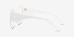 Salon White AcetateEyeglass Frames from EyeBuyDirect, Side View