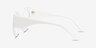 Salon White AcetateEyeglass Frames from EyeBuyDirect, Side View