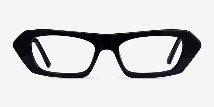 Synth Black Acetate Eyeglass Frames from EyeBuyDirect