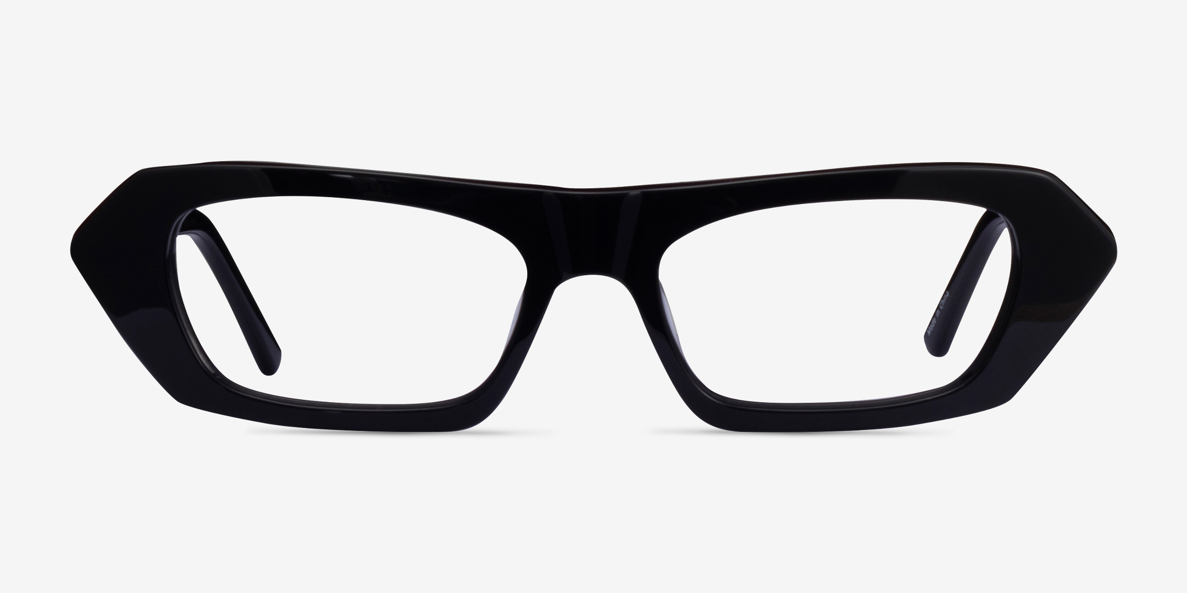 Synth Geometric Black Full Rim Eyeglasses Eyebuydirect Canada 0826