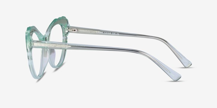 Cassis Green Acetate Eyeglass Frames from EyeBuyDirect