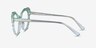 Cassis Green AcetateEyeglass Frames from EyeBuyDirect, Side View