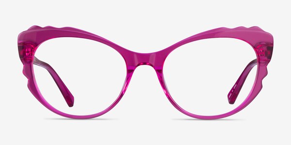 Cassis Violet Acétate Montures de lunettes de vue