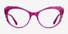 Cassis Purple AcetateEyeglass Frames from EyeBuyDirect, Front View