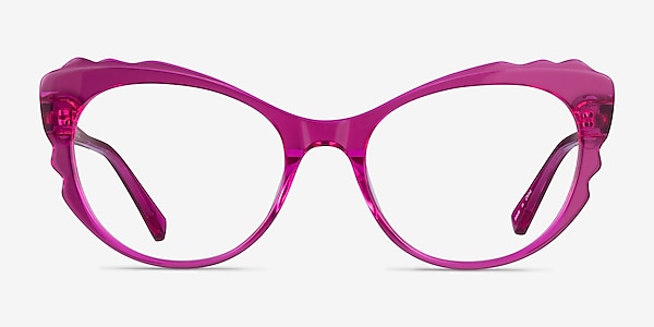 Cassis Purple Acetate Eyeglass Frames