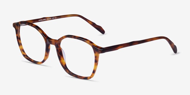 Harlowe Tortoise AcetateEyeglass Frames from EyeBuyDirect, Angle View