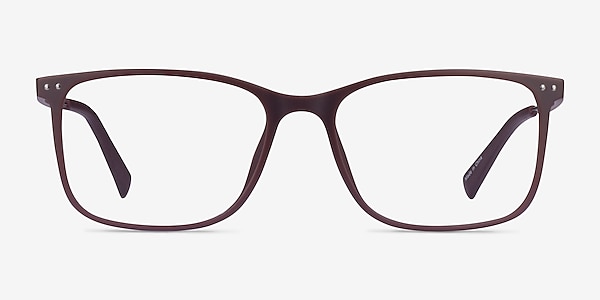 Ease Dark Brown Plastique Montures de lunettes de vue