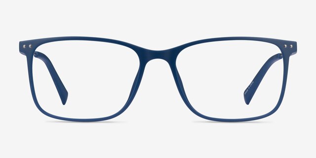 Ease Navy PlasticEyeglass Frames from EyeBuyDirect, Front View