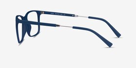 Ease Bleu marine  Métal Montures de lunettes de vue d'EyeBuyDirect, Vue de Côté