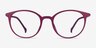 Berry Purple PlasticEyeglass Frames from EyeBuyDirect, Front View